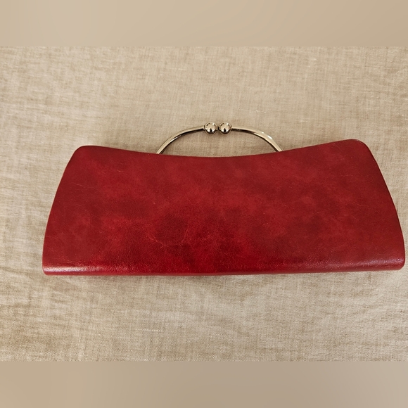 ALDO Red Clutch with Chain - Picture 3 of 11